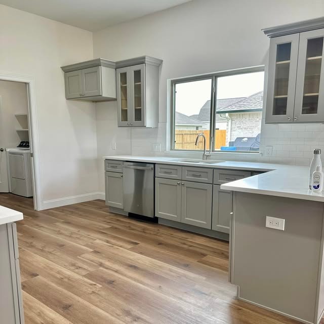 Gray shaker kitchen